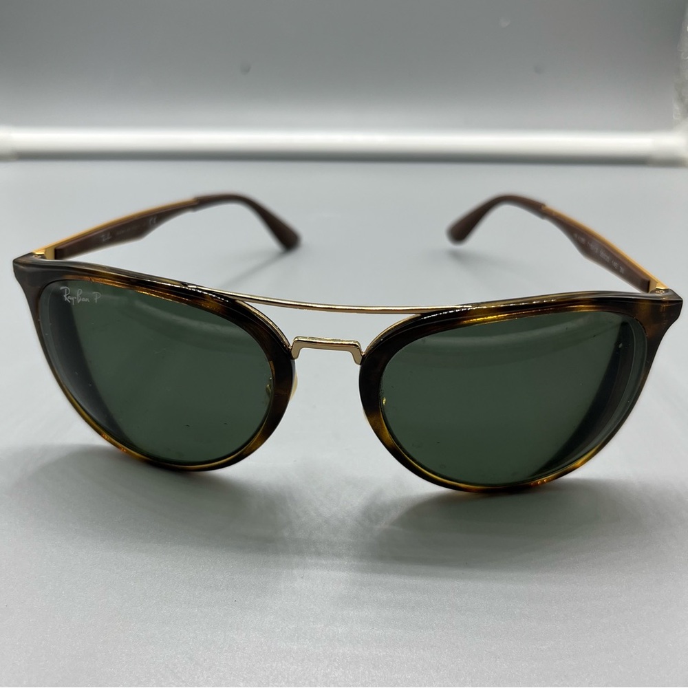 Ray-Ban Brown Frame Sunglasses with Dark Lenses